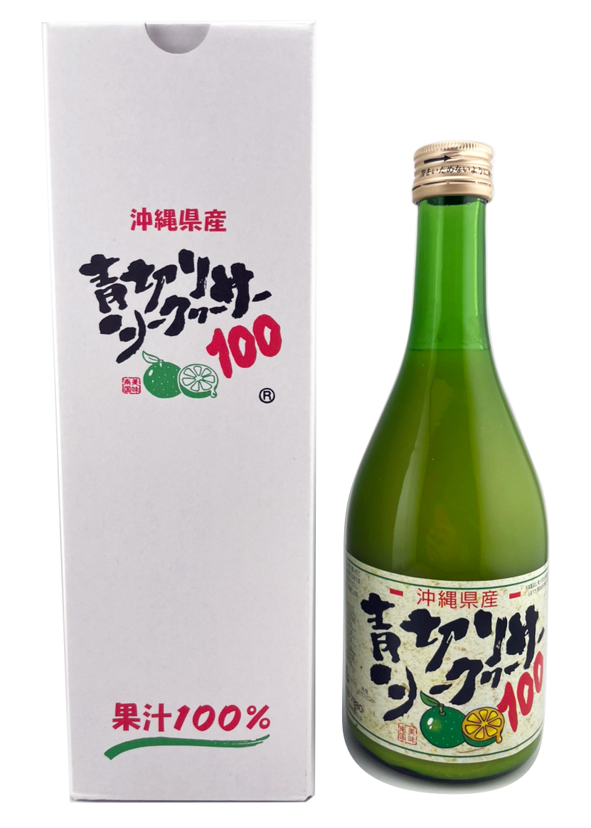 青切りシークワーサー100 500ml 健食沖縄 商品画像(正面)