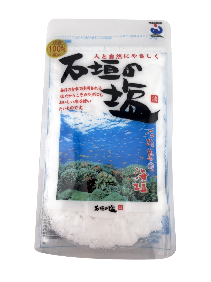 石垣の塩 158g スタンドパック 商品画像(表)