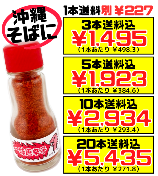 一味唐辛子15g(島とうがらし使用) 上商企画 価格と商品紹介