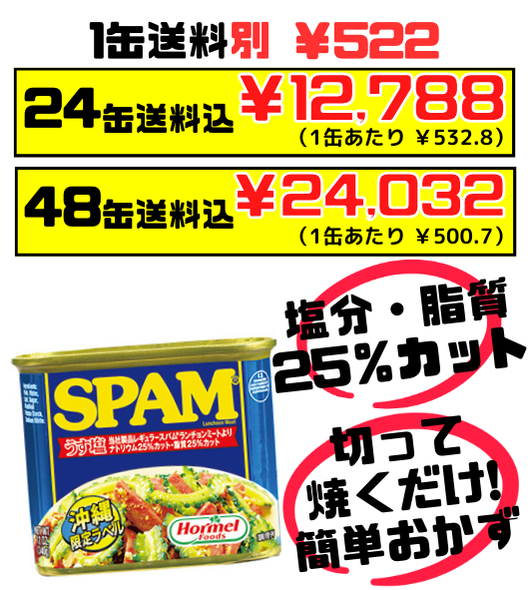 SPAM 缶詰 340g❌24缶 SPAM 缶詰 340g❌24缶