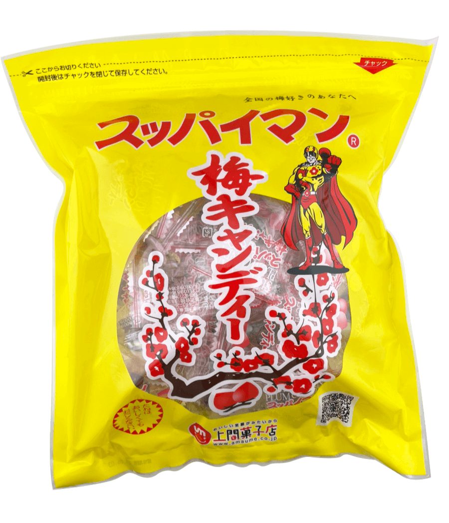 スッパイマン 梅キャンディー 400g (約60個入) 上間菓子店 商品画像(外装)