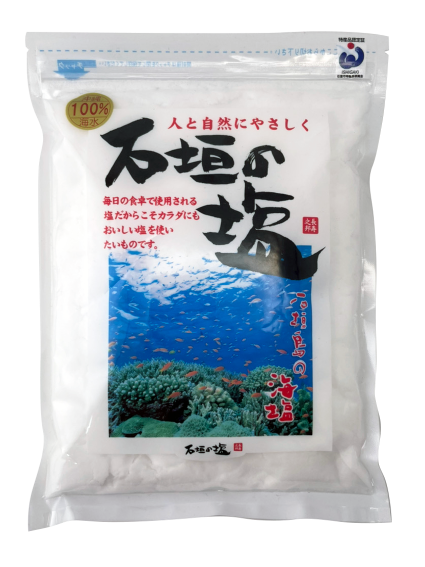 石垣の塩 500g 商品画像(正面)