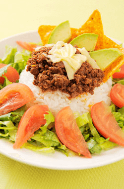 タコライス レトルト オキハム 調理例(タコライス)