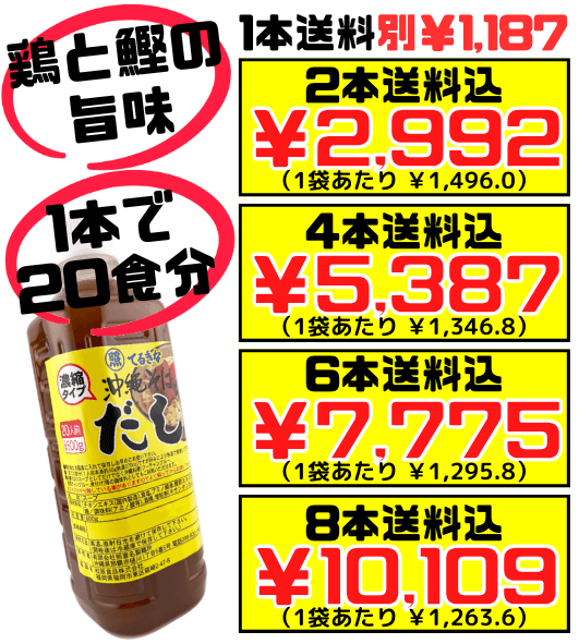 沖縄そばだし 600g 照喜名製麺所 価格と商品紹介