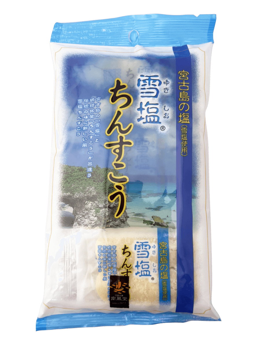 雪塩ちんすこう プレーン 12個入り 南風堂 商品画像(正面)