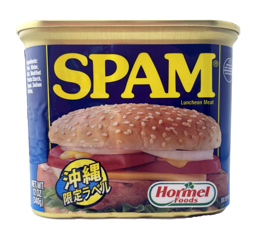 スパム レギュラー 340g 沖縄ホーメル Hormel SPAM 商品画像(正面)