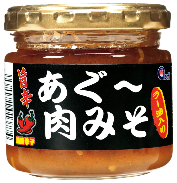 旨辛 あぐー 肉みそ (あんだんすー・油みそ) 140g あさひ 商品画像(正面)