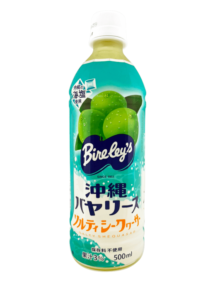 ソルティシークヮーサー 500ml 沖縄バヤリース 商品画像(正面)