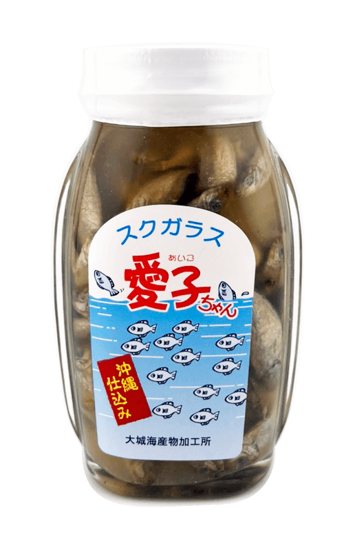 スクガラス 愛子ちゃん 120g 大城海産 商品画像(正面)
