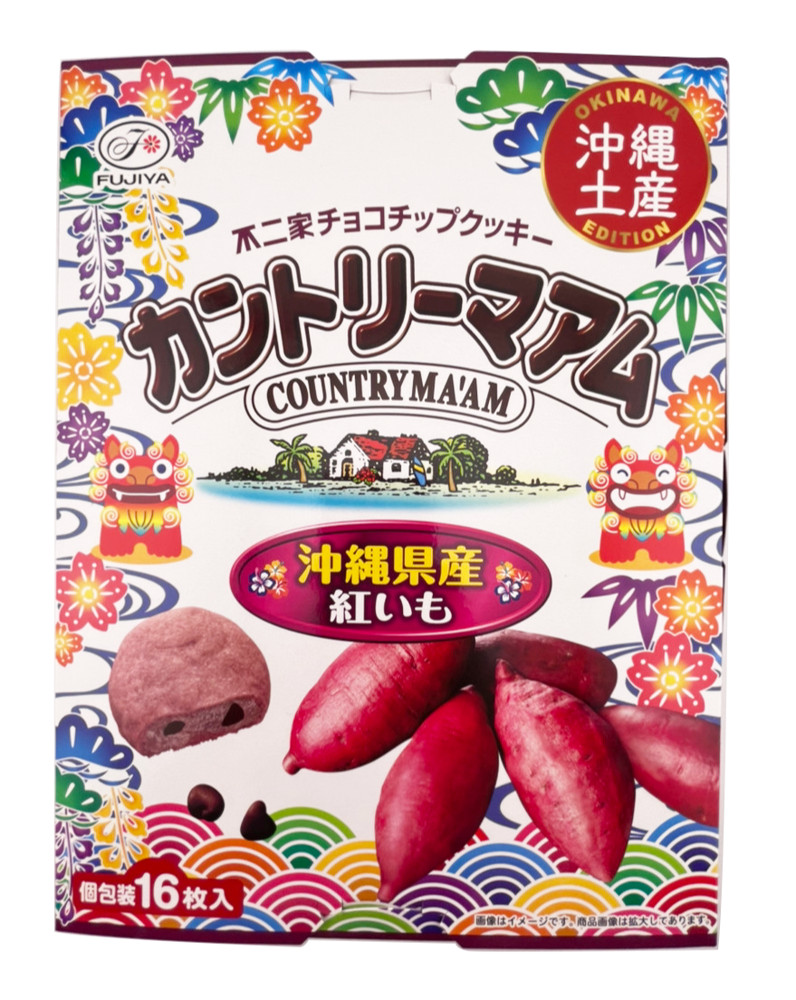 カントリーマアム 沖縄紅いも 個包装16枚入り 不二家 商品画像(正面)