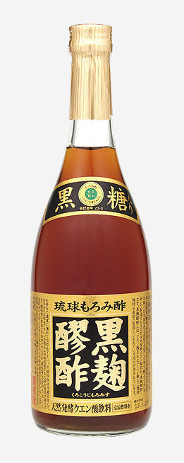 黒麹醪酢・黒糖720ml ヘリオス酒造 商品画像(瓶正面)
