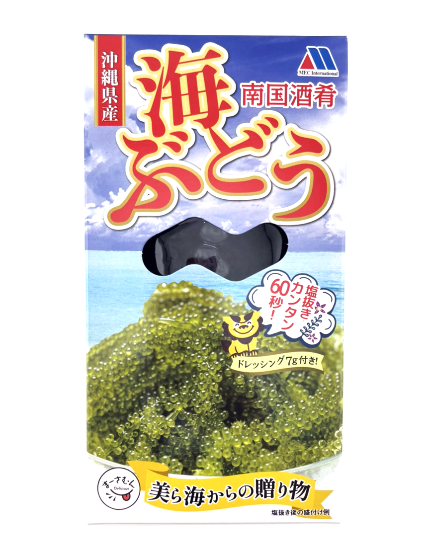 海ぶどう 50g（100g相当） タレ付き メック 商品画像（正面）