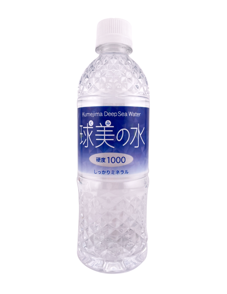 球美の水 硬度1000 500ml 久米島海洋深層水開発 商品画像（正面）