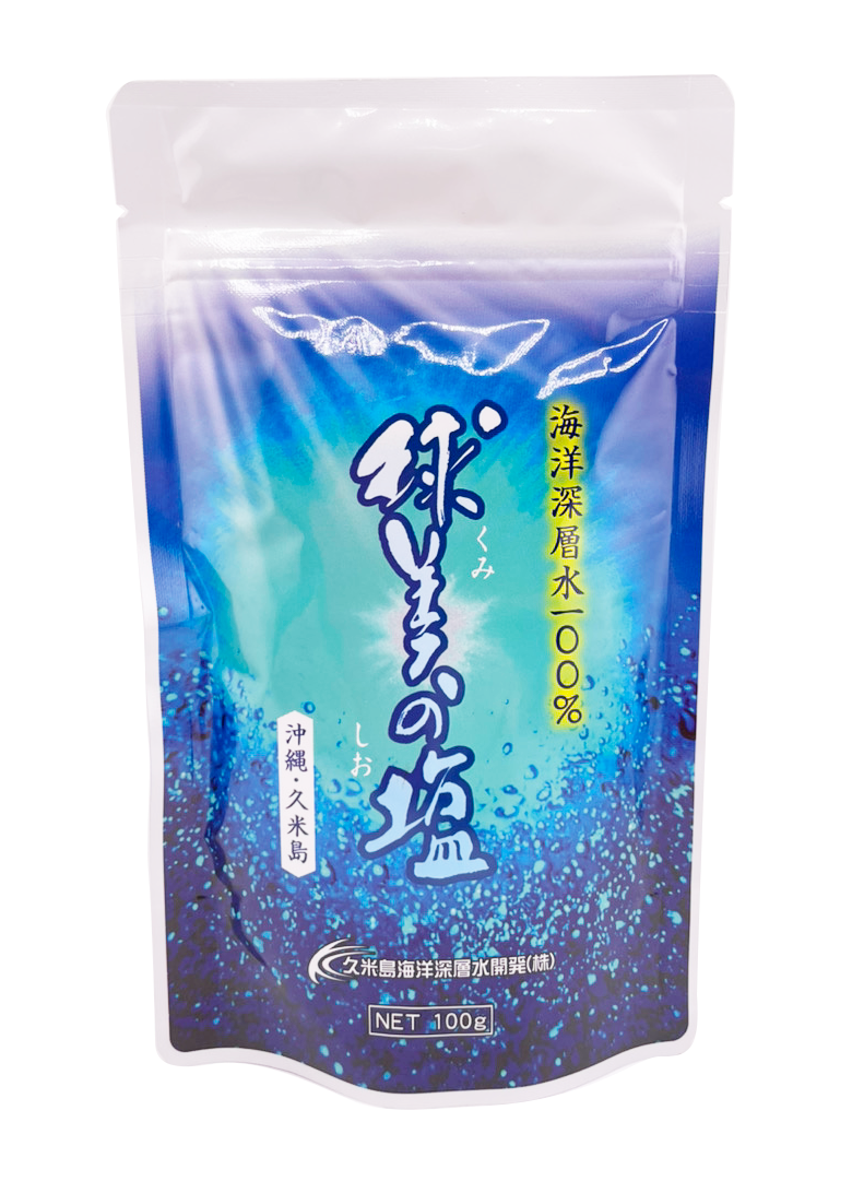 球美の塩 100g 久米島海洋深層水開発 商品画像（正面）