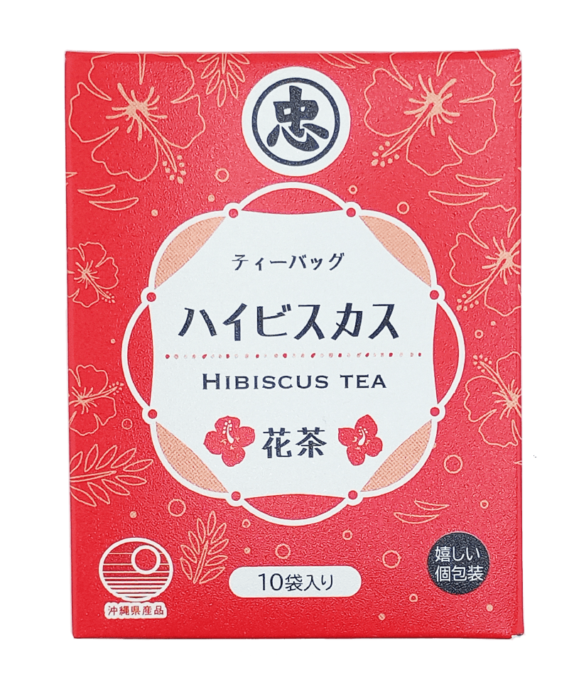 ハイビスカス茶 ティーバッグ 1g×10個入 (小箱) 比嘉製茶 商品画像（正面）