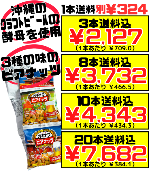 オキナワビアナッツ 16g×5連セット サン食品  価格と商品紹介