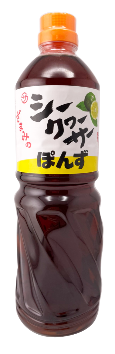 シークヮーサー ぽん酢（ぽんず） 1L 座間味こんぶ 商品画像（正面）