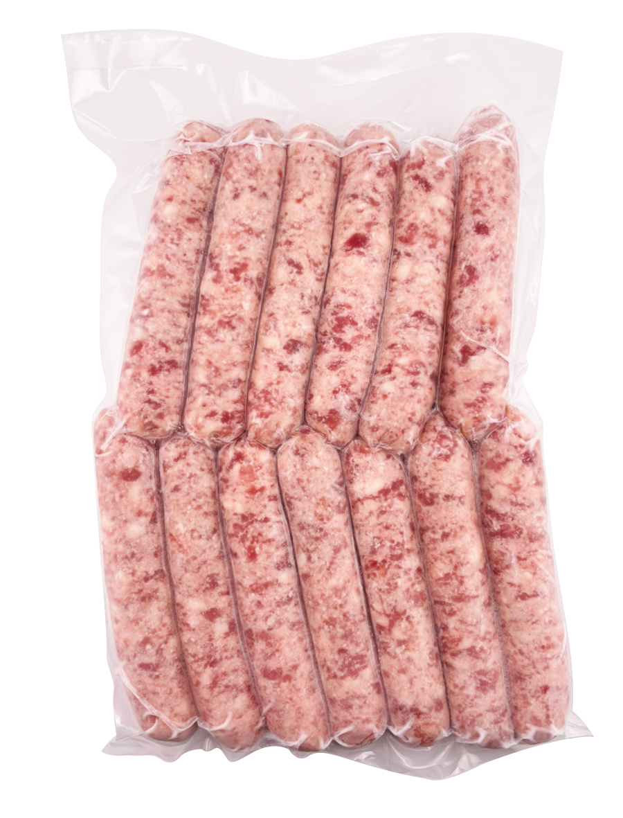 業務用 冷凍 あぐー 粗挽 ソーセージ 1kg 琉球ミート 商品画像（裏面）
