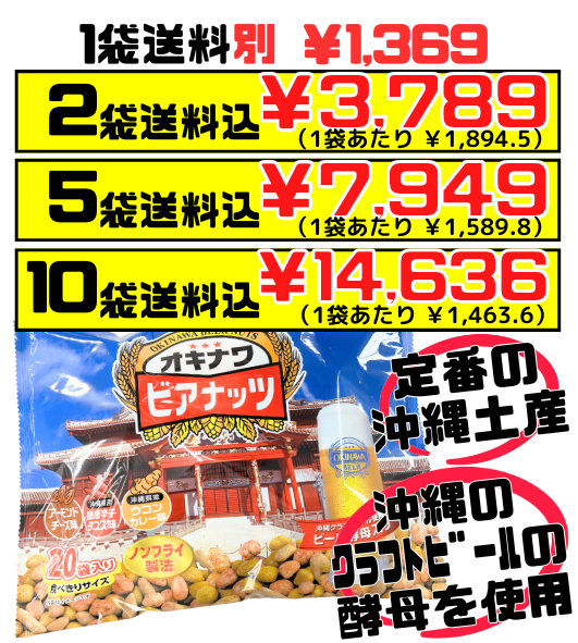 ジャンボオリオンビアナッツ 大(16g小袋×20袋入) サン食品 価格と商品紹介