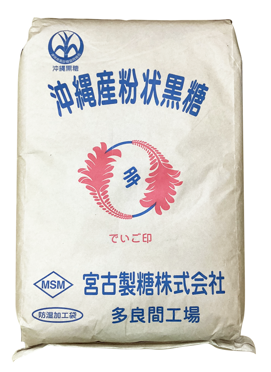 業務用 多良間島産 粉末黒糖 20kg  商品画像（正面）