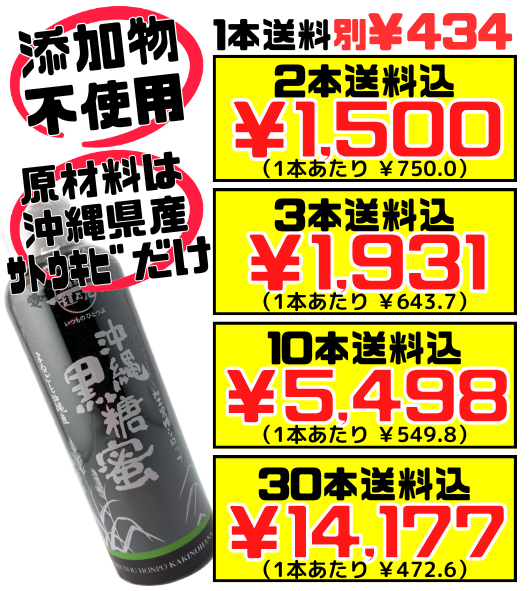 沖縄黒糖蜜 280g 黒糖本舗垣乃花 価格と商品紹介
