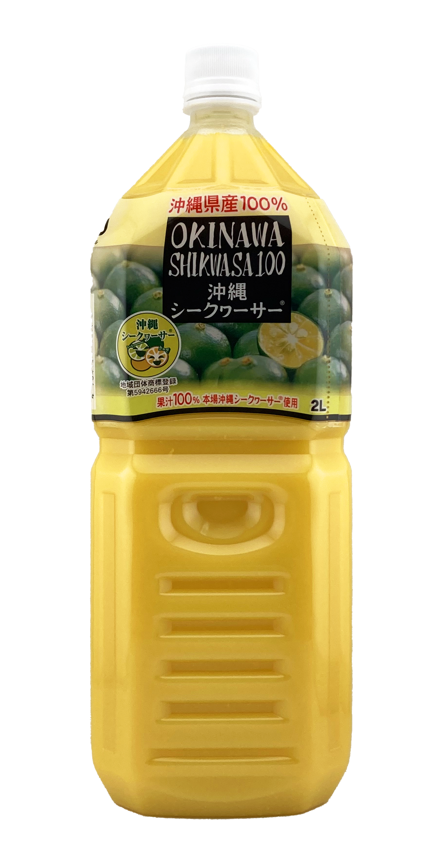 シークワーサー 100％ ジュース 2L オキハム 商品画像（正面）