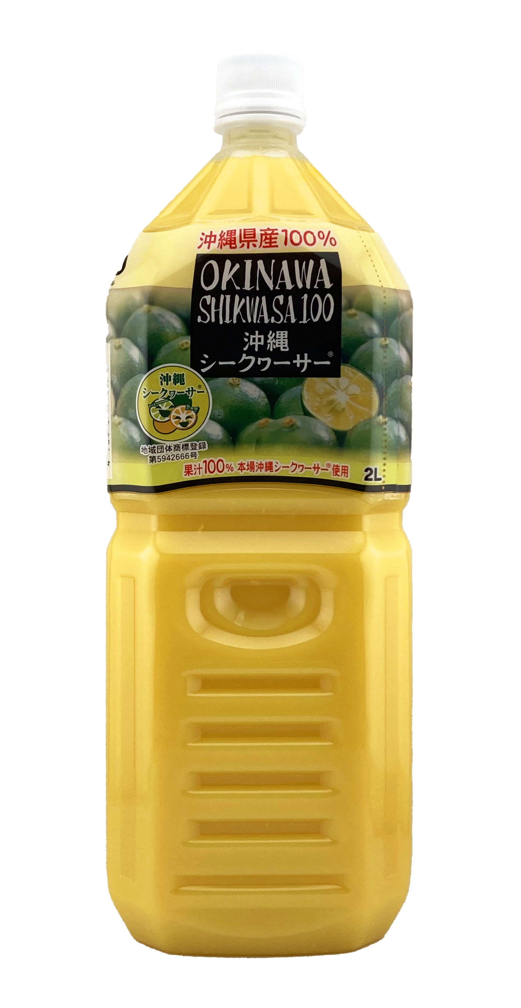 シークワーサー 100％ ジュース 2L オキハム 商品画像（正面）