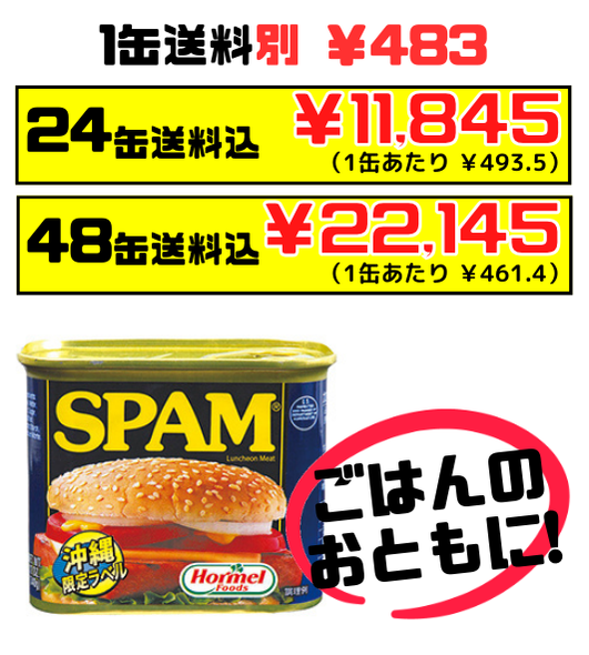 スパム レギュラー 340g 沖縄ホーメル Hormel SPAM 価格と商品紹介