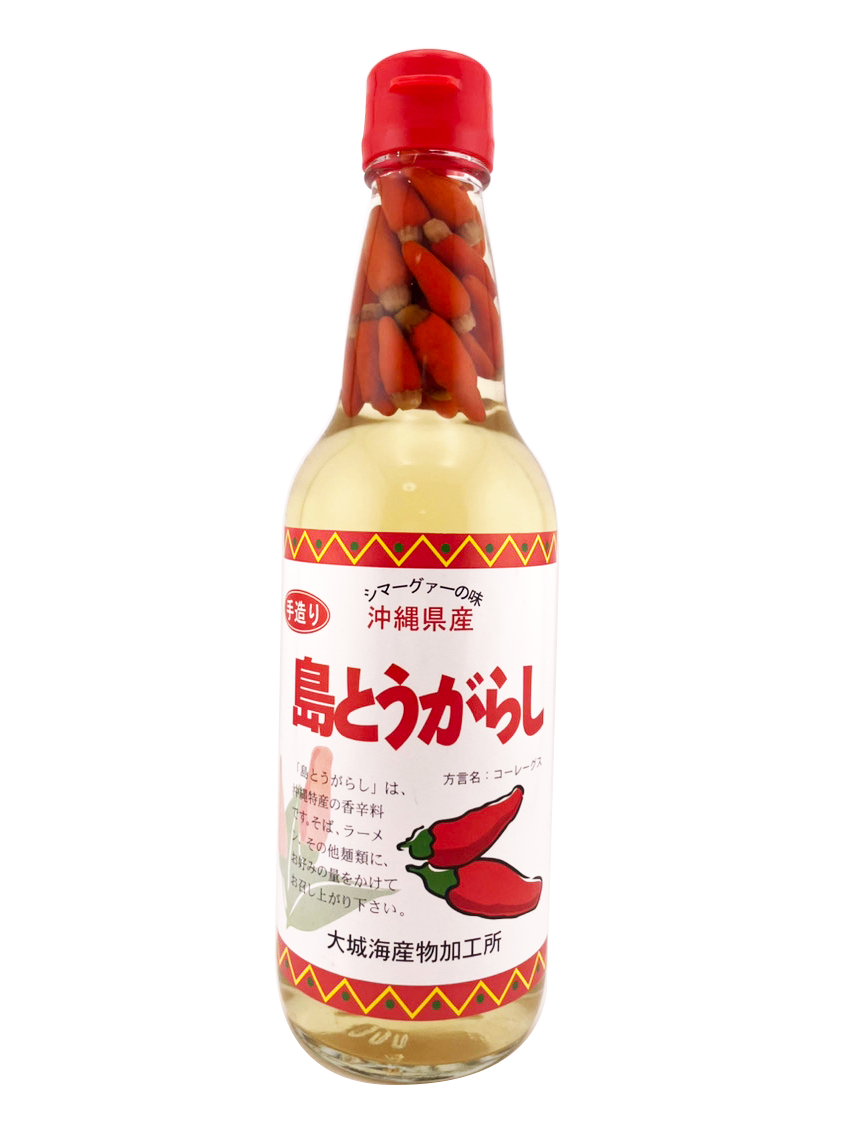 沖縄県産 手づくり 島とうがらし （コーレーグース） 360g 大城海産 商品画像（正面）