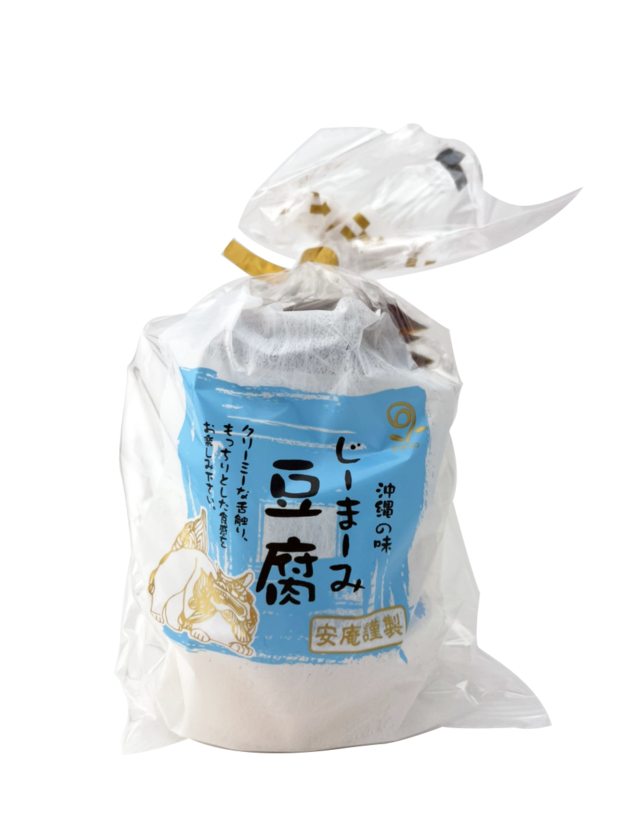 じーまーみ豆腐（タレ付き・レトルト） 65g × 3個入 安庵 商品画像（正面）