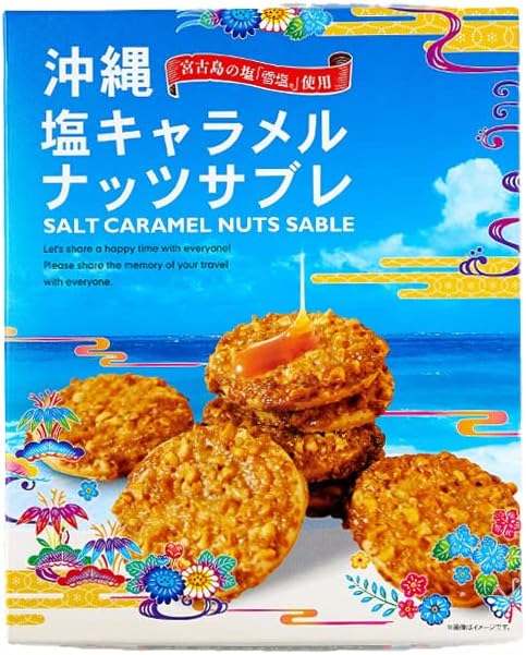 沖縄 塩キャラメルナッツサブレ(大・20枚入) 南風堂 商品画像