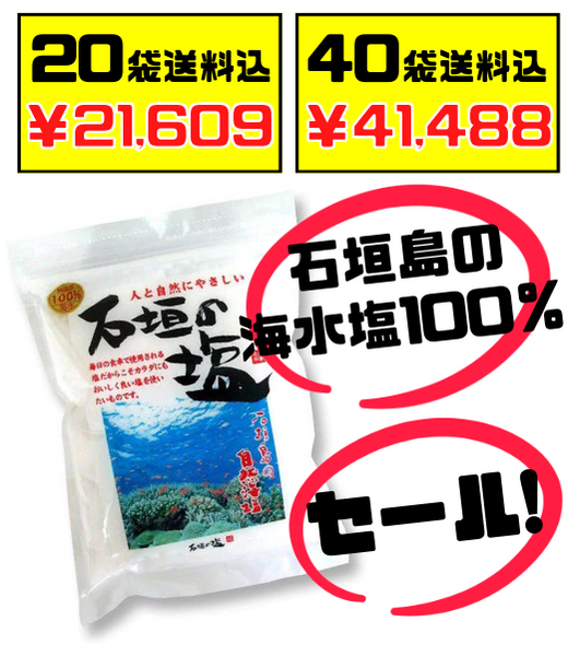 石垣の塩 500g 価格と商品紹介