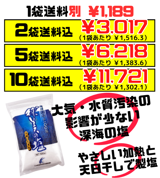 球美の塩 500g 久米島海洋深層水開発 価格と商品紹介