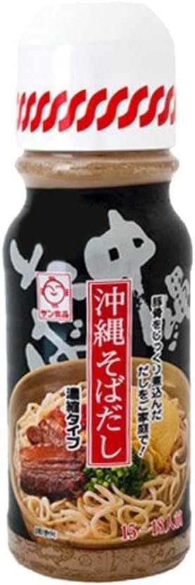 沖縄そばだし(黒)とんこつ味 濃縮タイプ 390g 15-18人前 サン食品 商品画像
