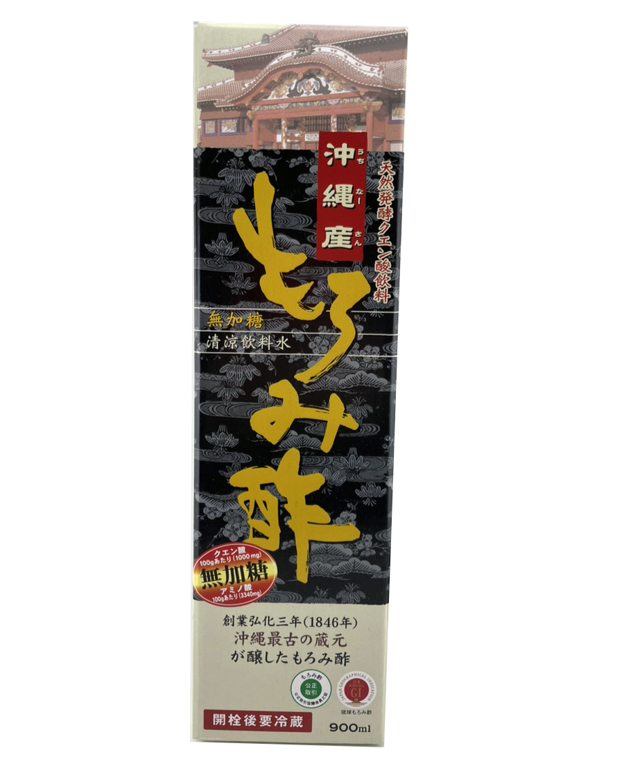 もろみ酢 無加糖 900ml 新里酒造 商品画像（箱正面）