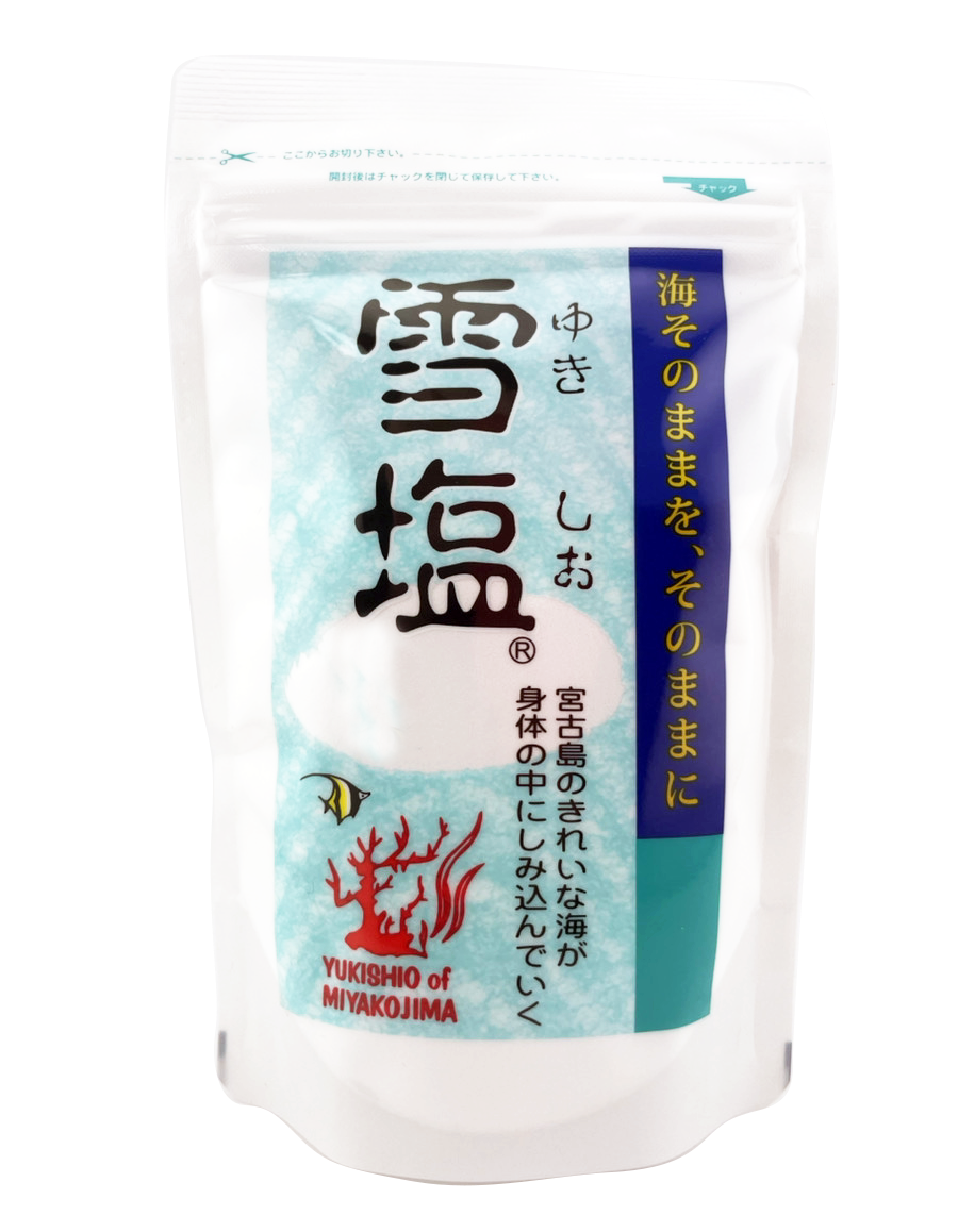 宮古島の雪塩 パウダータイプ 60g スタンドパック 商品画像（正面）