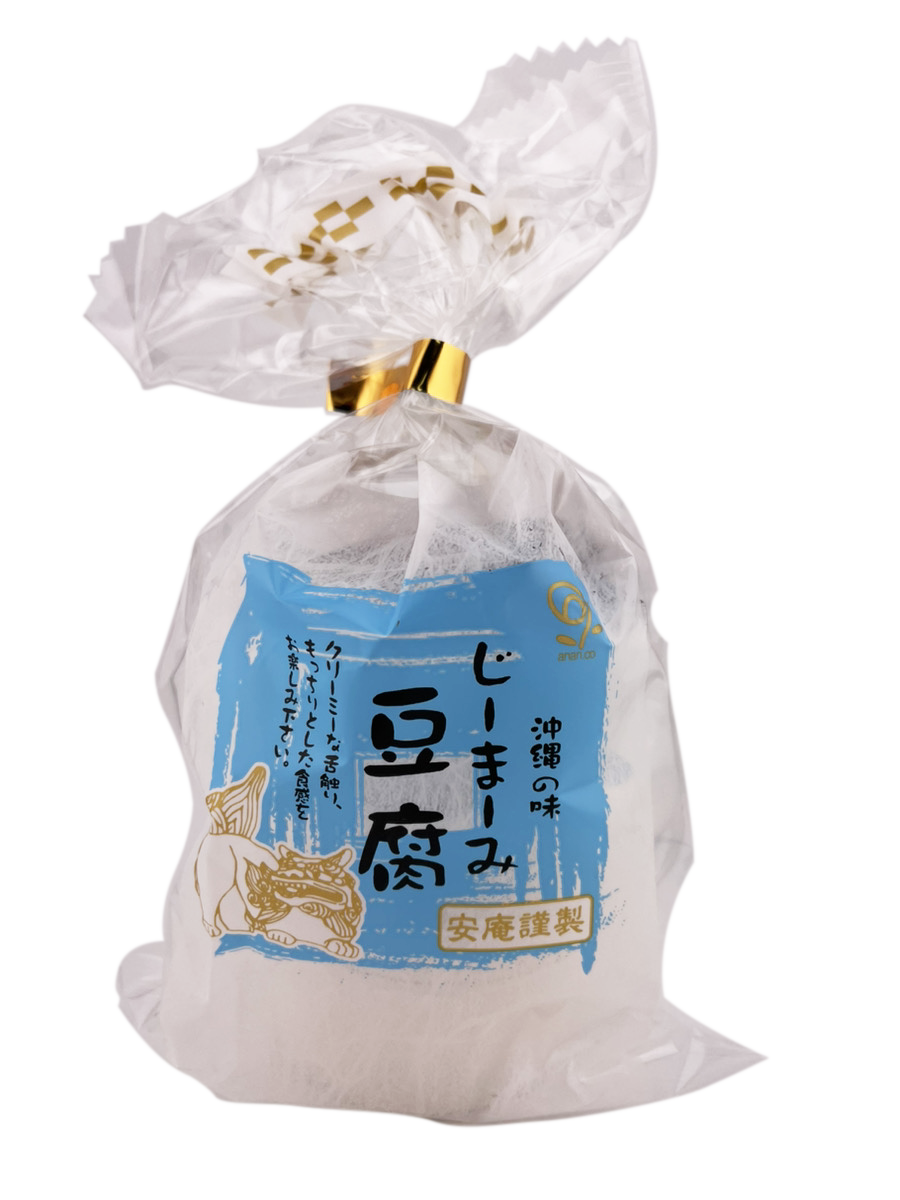 じーまーみ豆腐（タレ付き・レトルト） 65g × 3個 安庵 商品画像（正面）