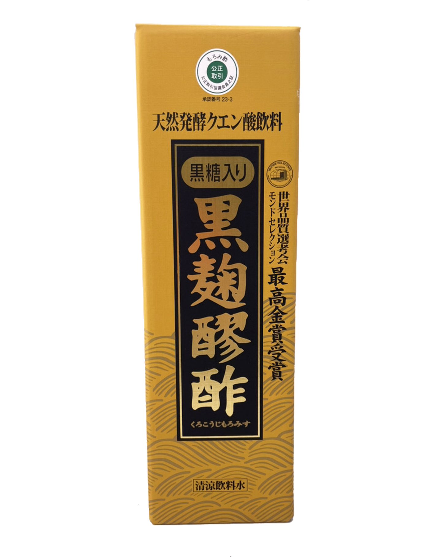 黒麹醪酢・黒糖720ml ヘリオス酒造 商品画像（箱正面）