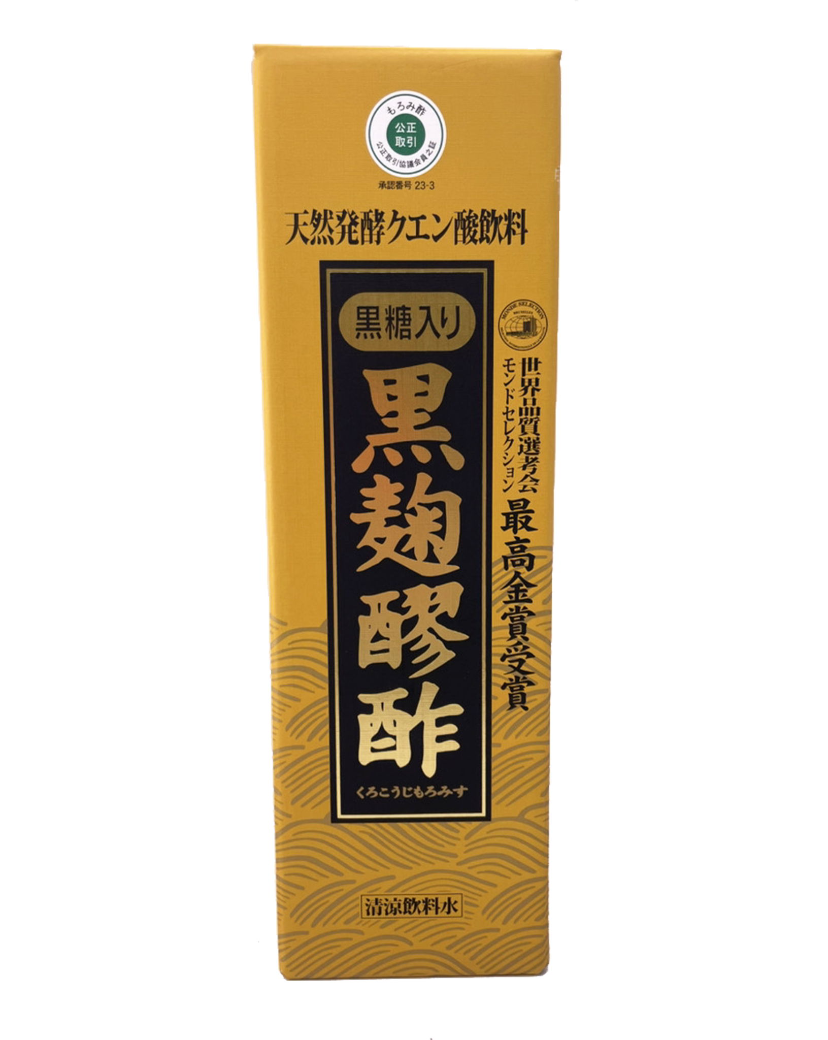 黒麹醪酢・黒糖720ml ヘリオス酒造 商品画像（箱正面）