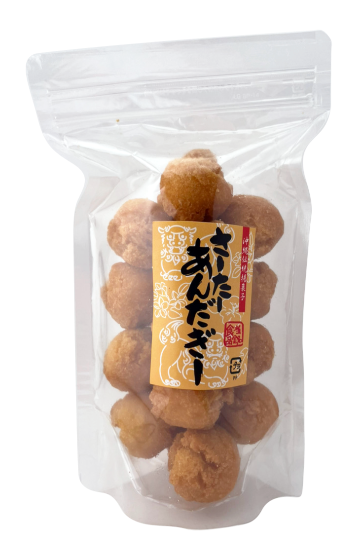 サーターアンダギー（小） プレーン 18個入 当銘食品 商品画像（正面）