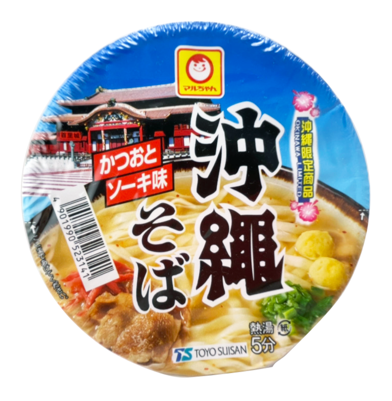 沖縄そば カップ麺 マルちゃん(東洋水産) 商品画像（天面）