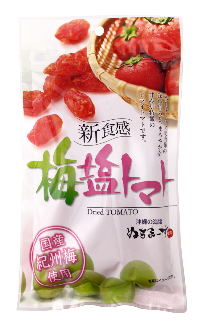 新食感 梅塩トマト (ドライトマト) 110g 沖縄美健販売 商品画像（正面）