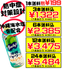 ソルティシークヮーサー 3本で送料込 500ml 沖縄バヤリース 沖縄限定 沖縄の海の塩使用 熱中症対策にも