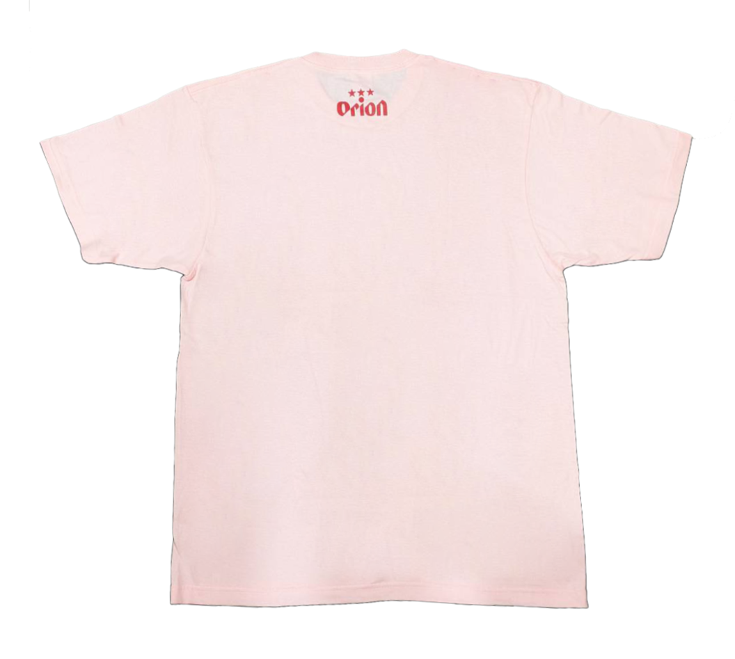 【ピンク】オリオンビール ★★★ ビッグロゴTシャツ 商品画像（背面）