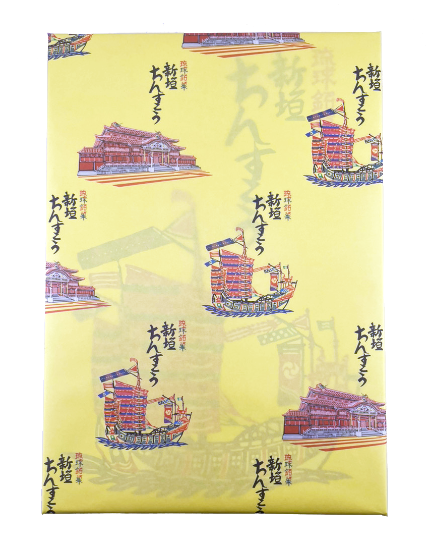 新垣ちんすこう ちんすこう大（2個 × 24袋入り） 新垣菓子店 商品画像（包装済・正面）