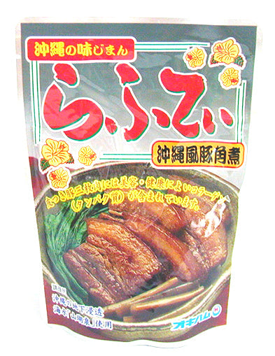 らふてぃ (沖縄風豚角煮・ごぼう入り) 165g オキハム 商品画像