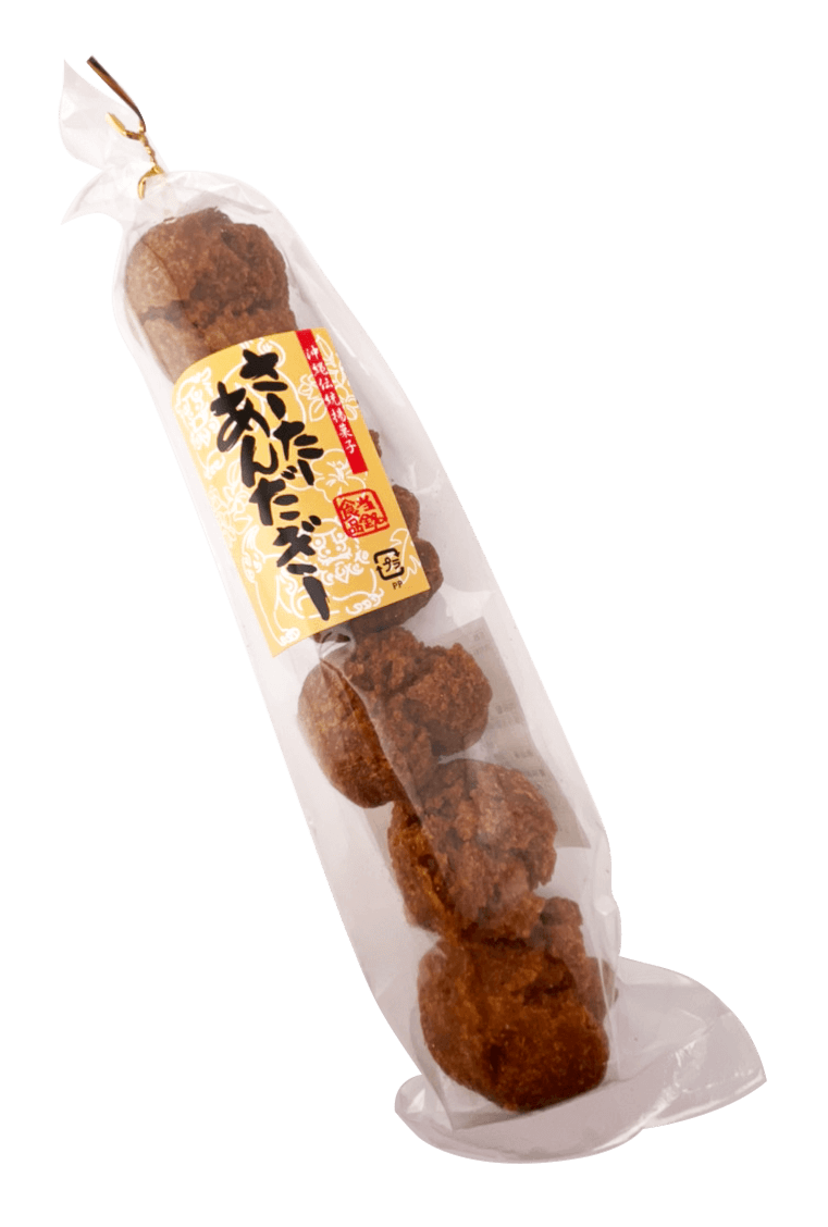 サーターアンダギー（小） 黒糖味 6個入 当銘食品 商品画像（正面）