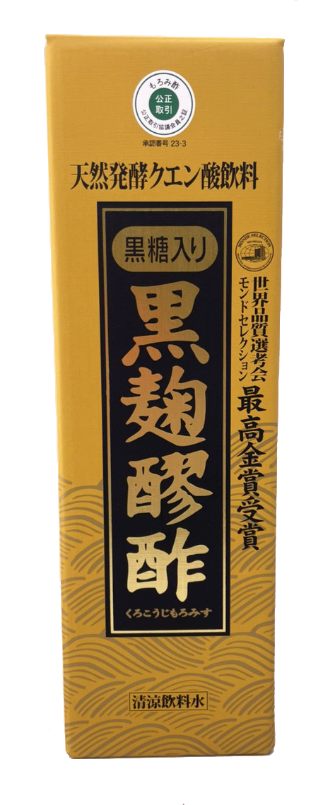 黒麹醪酢・黒糖720ml ヘリオス酒造 商品画像（箱正面）