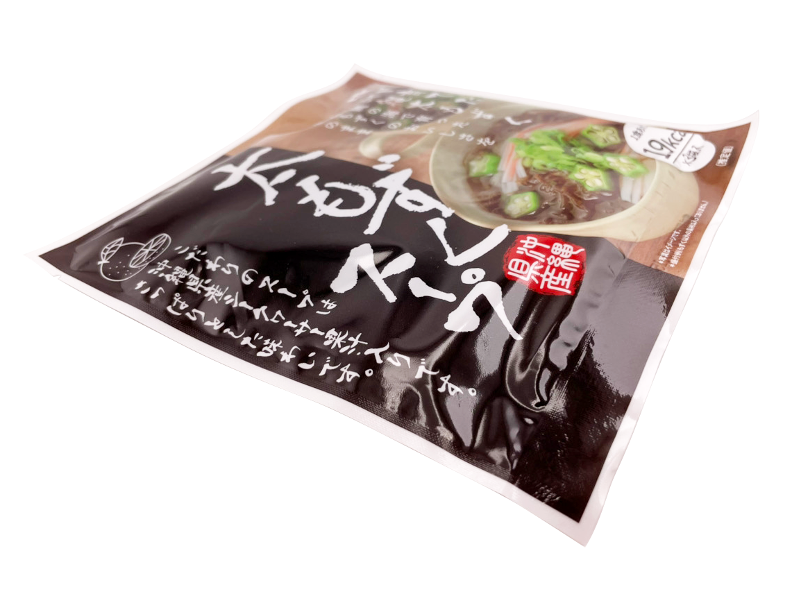 太もずくスープ 3食入沖縄海星物産 商品画像（側面）