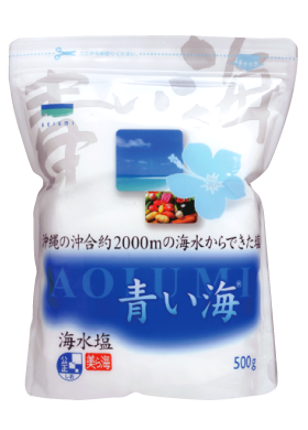 沖縄の海水塩 青い海 500g 商品画像